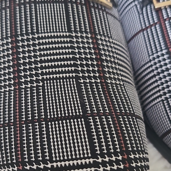 ELANROMAN Men's Plaid Black and White Dress Loafers Leather Lined - Size 8.5 - Picture 8 of 13